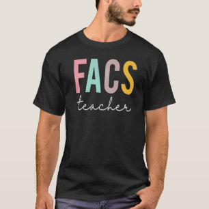 FACS-Lehrer Bunter Tag der Wertschätzung für Fraue T-Shirt