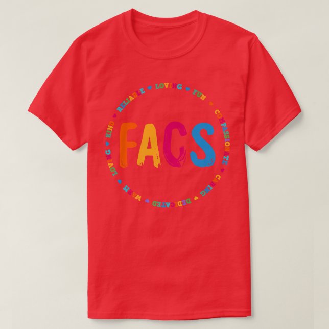 FACS Lehrer Familie und Verbraucherwissenschaften  T-Shirt (Design vorne)
