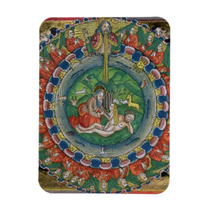 Facsimile Kopie der Genesis 2:22 Gott erschuf Eva, Magnet