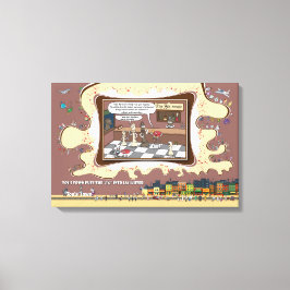 Fact Checkers | Absurd Wordplay Humor 24x16 Leinwanddruck