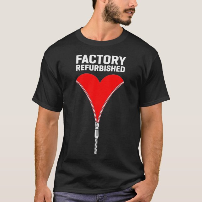 Factory renovierte Herz Operation Zipper Club T-Shirt (Vorderseite)