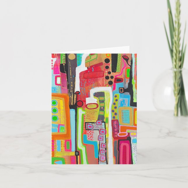 Factory Work Blank Note Card (Vorderseite)