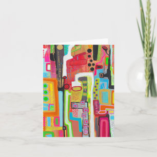 Factory Work Blank Note Card