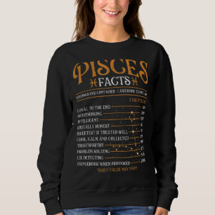 Facts Astrologie Horoskop Zodiac-Zeichen Sweatshirt