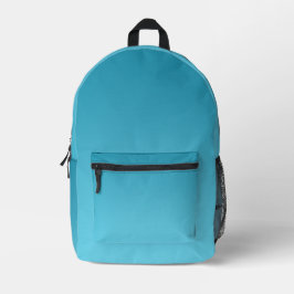 Fade Sky Blue Backpack Bedruckter Rucksack