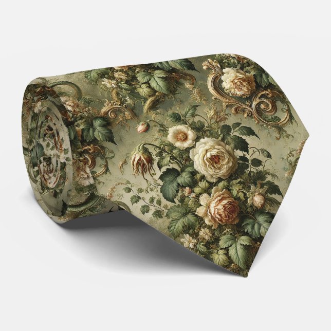 Fade to Grace - Gotisch Viktorianisch Krawatte (Gerollt)