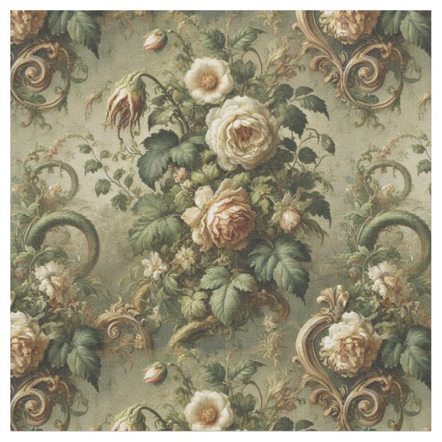 Fade to Grace - gotische Classic Tile Stoff (Nahaufnahme)