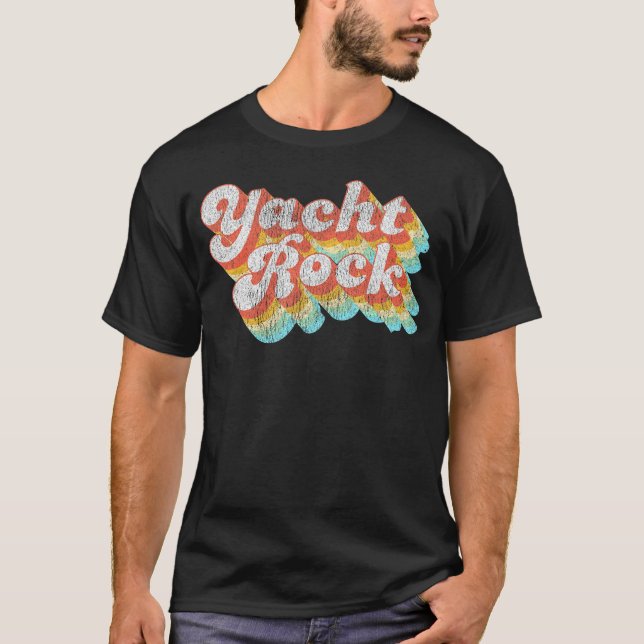 Fade Yacht Rock Party Drink Drink T-Shirt (Vorderseite)