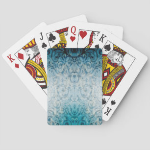 Faded Elegant Flourish Spielkarten