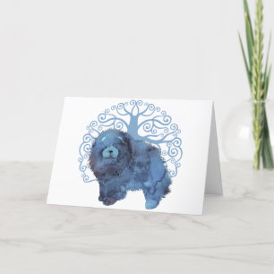 FADED GENES Chow Tree of Life Art Cards Dankeskarte