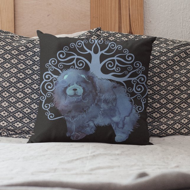 FADED GENES Chow Tree of Life Kissen (Von Creator hochgeladen)