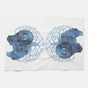 FADED GENES Chow TREE OF LIFE Kitchen Handtuch