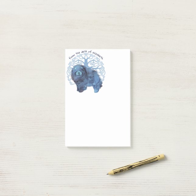 FADED GENES Chow Tree of Life Notizblock personali (Auf Schreibtisch)