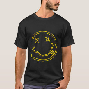 Faded Happy Smily Face Goofy T-Shirt