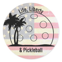 Faded Life Liberty & Pickleball Patriotic