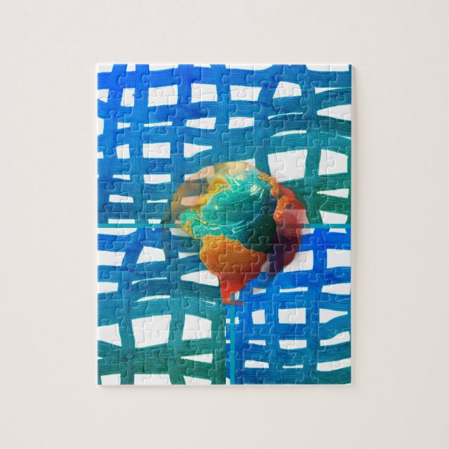 Faded Lines Puzzle (Vertikal)