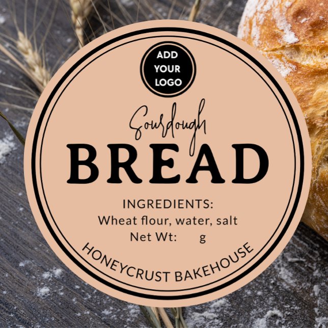 Faded Terracota Bakery Sourdough Bread Sticker (Von Creator hochgeladen)