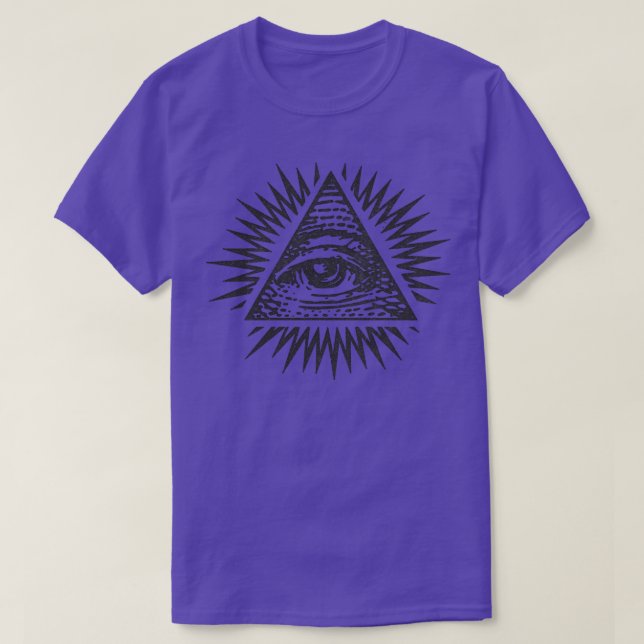 FadedStyle Illuminati Eye T-Shirt (Design vorne)