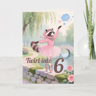 Fadenbemalte Kunst Hijabi-Ballerina-Alter Geburt Karte