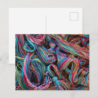 Fadenknäuel Postkarte