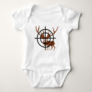 Fadenkreuz-Rotwild Baby Strampler