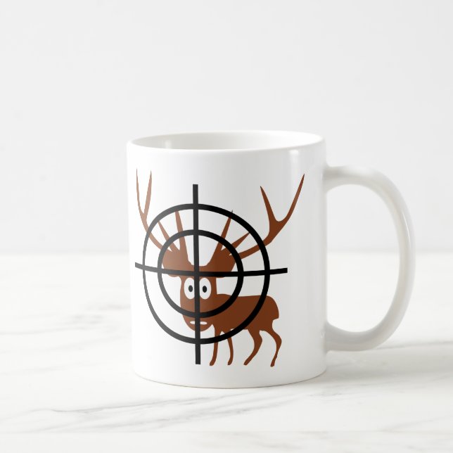 Fadenkreuz-Rotwild Tasse (Rechts)