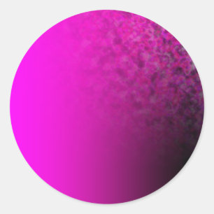 Fades: Magenta und Cloud Runder Aufkleber