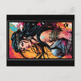 Fadey Barbarian Comic Style 01 Postkarte