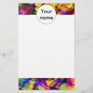 Fading Formen bunt abstraktes Design Briefpapier