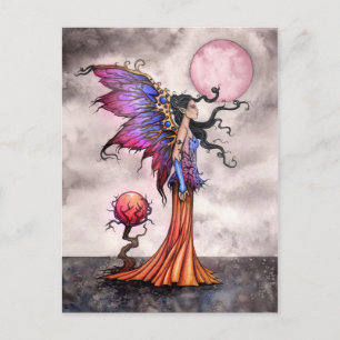 Fae Abigail Feen Fantasy Kunst Postkarte