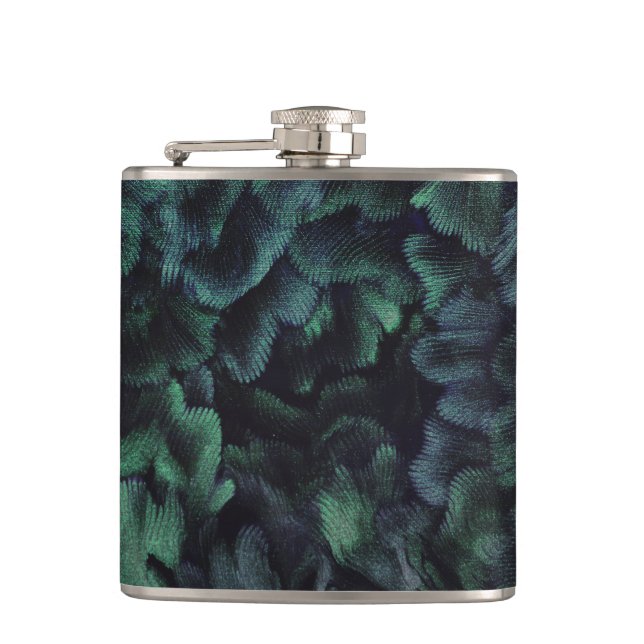 Faerie Forest Vinyl Wrapped Flask Flachmann (Vorderseite)