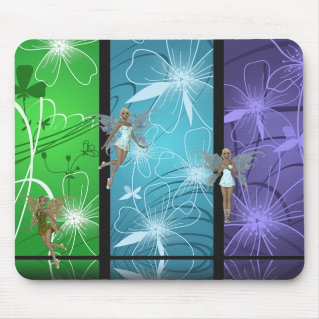 Faes im Flug Mausunterlage Mousepad (Vorne)