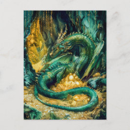 Fafnir Guarding the Nibelung Treasure Feiertagspostkarte