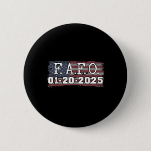 Fafo 20. Januar 2025 Einweihung des US-Präsidenten Button