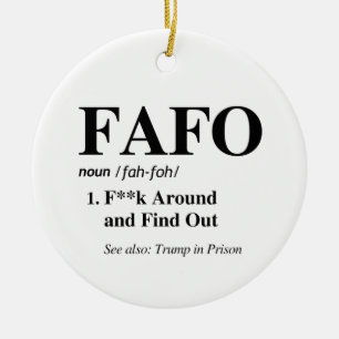 FAFO-Definition Keramik Ornament