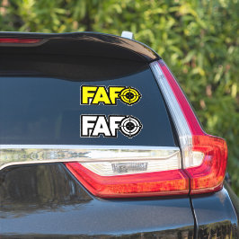 FAFO Fu*k herum und finden Sie heraus, Auto Aufkleber