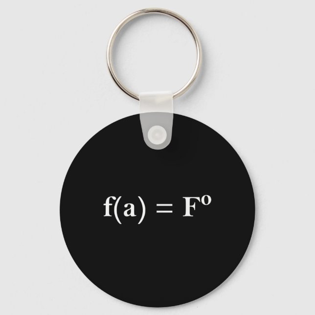 Fafo Math Equation Funny Novelty Math Teacher Nerd Schlüsselanhänger (Vorderseite)