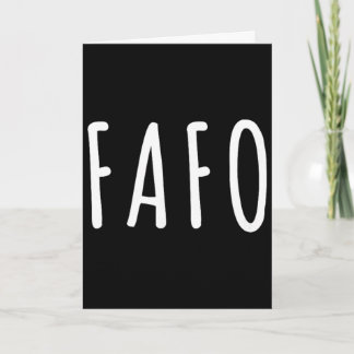 Fafo Trump, Donald Trump Fafo Karte