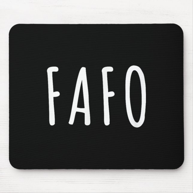 Fafo Trump, Donald Trump Fafo Mousepad (Vorne)