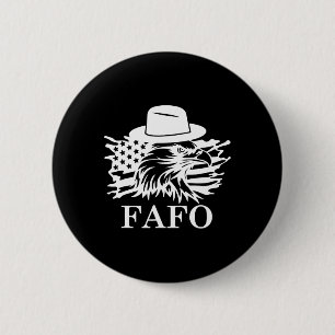 Fafo Trump US-Flagge, Donald Trump Fafo-Schild, f  Button