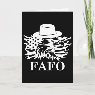 Fafo Trump Us Flagge, Donald Trump Fafo Schild, f Karte