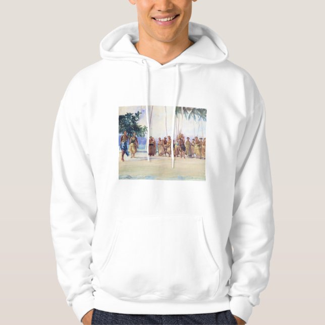 "Fagaloa Bucht, Samoa-Inseln, 1890" - John LaFarge Hoodie (Vorderseite)