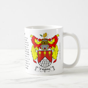 Fagan Familien-Wappen Kaffeetasse