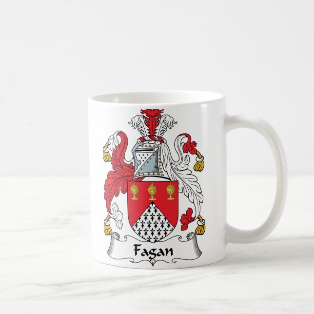 Fagan Familienwappen Tasse (Rechts)