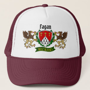 Fagan Irish Shield Personalisiert Truckerkappe