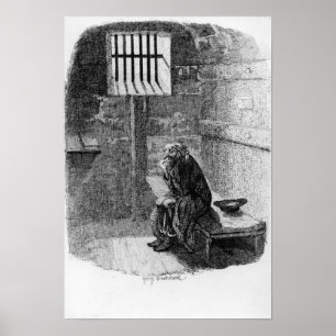 Fagin in der verurteilten Zelle Poster