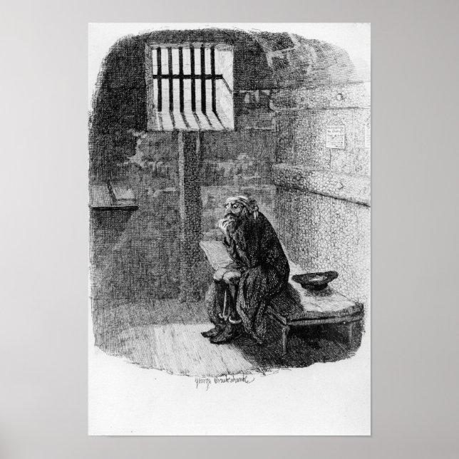 Fagin in der verurteilten Zelle Poster (Vorne)
