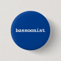 Fagottist Typografie Button