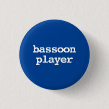 Fagottspieler-Typografie-Button