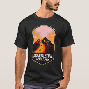 Fagradalsfjall 2022 Berg-Vulkan Eruptionierte Isla T-Shirt